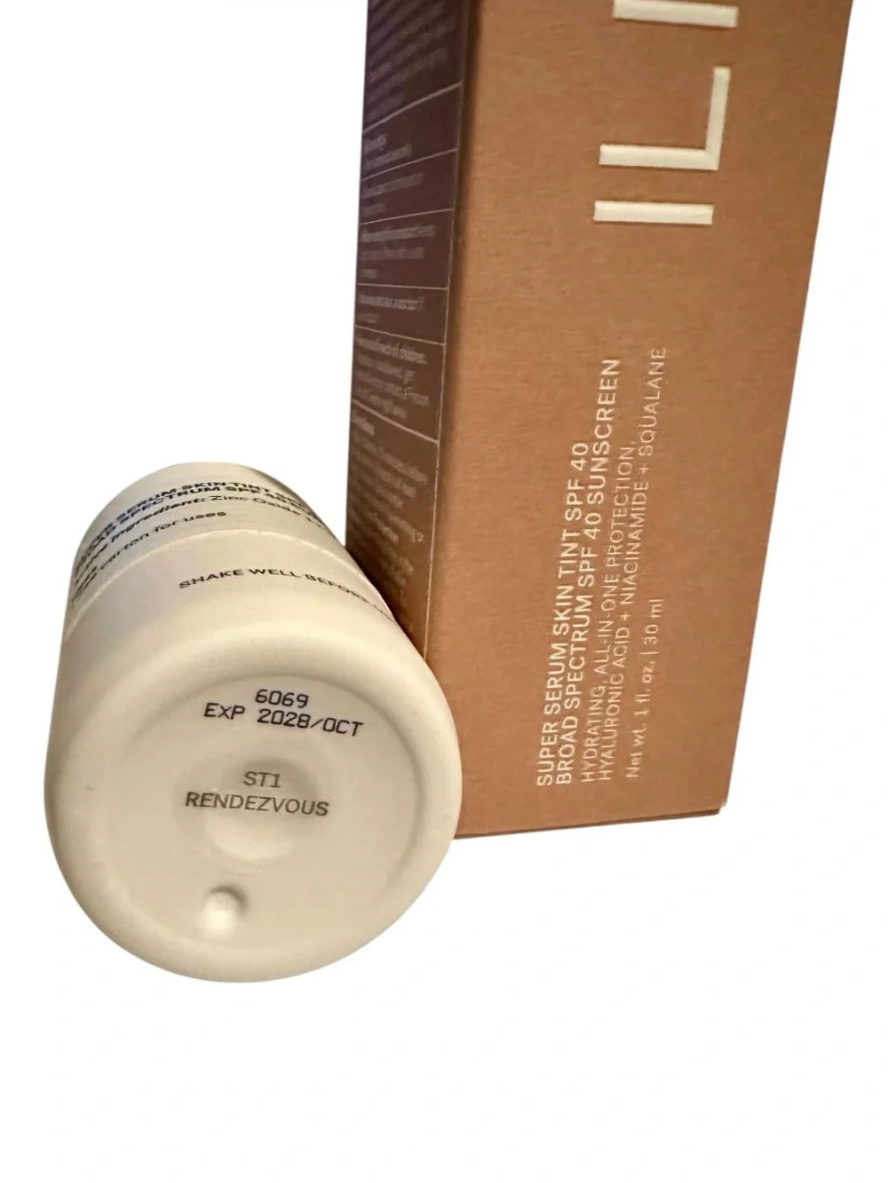 New Ilia st1 Rendezvous Super Serum Skin Tint Broad Spectrum SPF 40